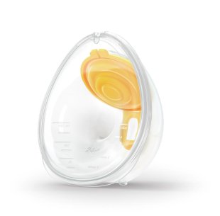 Open side view of the Medela Hands-free Collection Cup